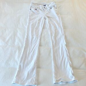 White American Eagle Bootcut Stretch Jeans. Size 000 Short.
